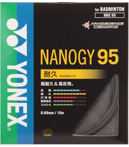 Amazon | ヨネックス 2020 NANOGY95 (ナノジー95) 0.69mm バドミントン